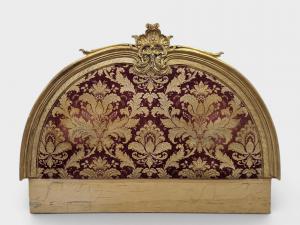Carved and gilded wooden headboard – mid-19th century